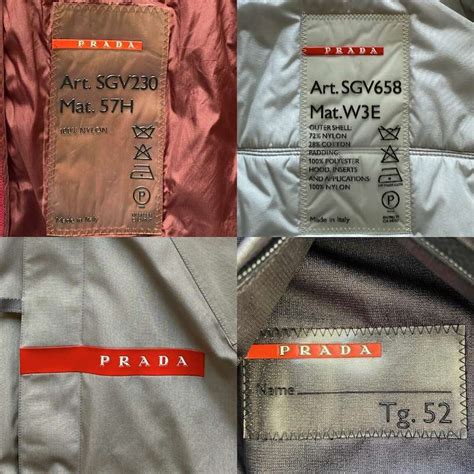 prada care label